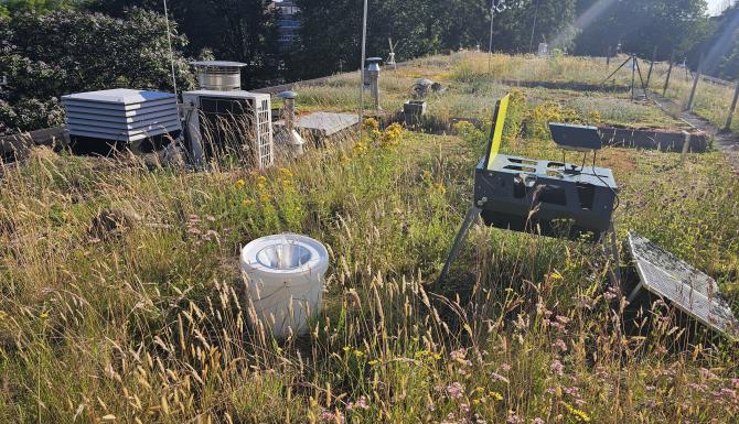 De kwaliteit van het web van leven op hoogte