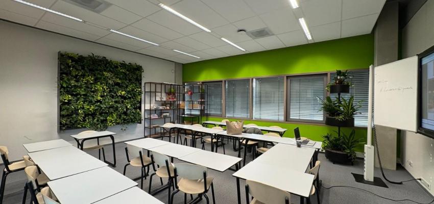 Groen klaslokaal Yuverta Den Bosch